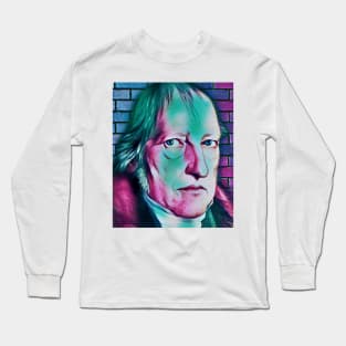 Georg Wilhelm Friedrich Hegel Portrait | Georg Wilhelm Friedrich Hegel Artwork 5 Long Sleeve T-Shirt